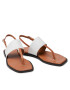 Calvin Klein Sandále Squared Flat Tp Sandal He HW0HW008180HF Biela - Pepit.sk