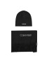 Calvin Klein Set čiapka a šál Basic Wool Beanie+Scarf K50K507552 Čierna - Pepit.sk