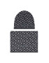 Calvin Klein Set čiapka a šál New Monogram Beanie + Scarf K60K608787 Čierna - Pepit.sk