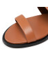 Calvin Klein Šľapky Almond Flat Slide Whdw HW0HW00679 Hnedá - Pepit.sk