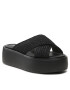 Calvin Klein Šľapky Bubble Slide - Woven HW0HW01468 Čierna - Pepit.sk