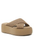 Calvin Klein Šľapky Bubble Slide-Woven HW0HW01468 Hnedá - Pepit.sk