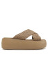 Calvin Klein Šľapky Bubble Slide-Woven HW0HW01468 Hnedá - Pepit.sk