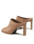 Calvin Klein Šľapky Curved Stil Mule 80 HW0HW01542 Hnedá - Pepit.sk