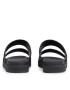 Calvin Klein Šľapky Double Strap Sandal Mix HM0HM01024 Čierna - Pepit.sk