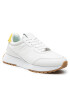 Calvin Klein Sneakersy Asy Skived Runner Lace Up HW0HW01220 Biela - Pepit.sk