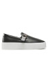 Calvin Klein Sneakersy Flatform Cup Slip On W/Hw HW0HW01516 Čierna - Pepit.sk