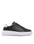 Calvin Klein Sneakersy Low Top Lace Up Lth HM0HM01016 Čierna - Pepit.sk