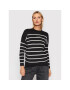 Calvin Klein Sveter Stripe K20K202885 Čierna Relaxed Fit - Pepit.sk