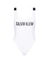 Calvin Klein Swimwear Bikiny Scoop Back KW0KW01235 Biela - Pepit.sk