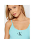 Calvin Klein Swimwear Bikiny Scoop Back KW0KW01341 Modrá - Pepit.sk