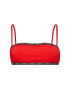 Calvin Klein Swimwear Vrchný diel bikín Bandeau KW0KW01274 Červená - Pepit.sk