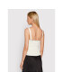 Calvin Klein Top Essential Rib Knitted Cami K20K203478 Béžová Slim Fit - Pepit.sk