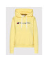 Champion Mikina Blend Script Logo 114461 Žltá Regular Fit - Pepit.sk