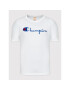 Champion Tričko Big Script Logo 216547 Biela Regular Fit - Pepit.sk