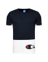 Champion Tričko Colour Block Warparound Logo 214208 Tmavomodrá Regular Fit - Pepit.sk