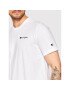 Champion Tričko Embroidered Script Logo 217813 Biela Regular Fit - Pepit.sk