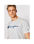 Champion Tričko Script Logo Crew 210972 Sivá Regular Fit - Pepit.sk