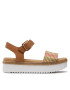 Clarks Espadrilky Lana Shore 26164475 Hnedá - Pepit.sk