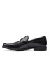 Clarks Poltopánky Whiddon Loafer 26158005 Čierna - Pepit.sk