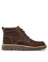 Clarks Šnurovacia obuv Barnes Mid 261675657 Hnedá - Pepit.sk