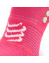 Compressport Ponožky Vysoké Unisex Pro Racing Socks v4.0 Run High XU00046B Ružová - Pepit.sk