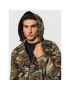 DC Prechodná bunda Woodland Camo ADYJK03143 Zelená Regular Fit - Pepit.sk