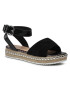 DeeZee Espadrilky WS210402-01 Čierna - Pepit.sk