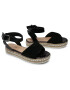 DeeZee Espadrilky WS210402-01 Čierna - Pepit.sk