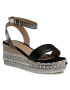 DeeZee Espadrilky WS210418-01 Čierna - Pepit.sk