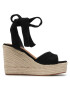 DeeZee Espadrilky WSS20346-01 Čierna - Pepit.sk