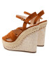 DeeZee Espadrilky WYL2489-1 Hnedá - Pepit.sk