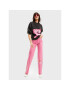 Desigual Džínsy PINK PANTHER 22WWDD29 Ružová Wide Leg - Pepit.sk