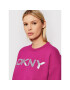 DKNY Sport Mikina DP1T7974 Ružová Relaxed Fit - Pepit.sk