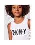 DKNY Top D35R21 S Biela Regular Fit - Pepit.sk