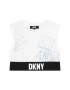 DKNY Top D35S90 D Biela Regular Fit - Pepit.sk