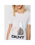 DKNY Tričko P02BNCNA Biela Regular Fit - Pepit.sk