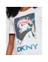 DKNY Tričko P0DBFCNA Biela Regular Fit - Pepit.sk