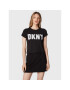 DKNY Tričko P2FKHGWG Čierna Regular Fit - Pepit.sk