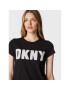 DKNY Tričko P2FKHGWG Čierna Regular Fit - Pepit.sk