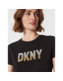 DKNY Tričko P2MH7OMQ Čierna Regular Fit - Pepit.sk