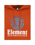 Element Mikina Vertical ELYSF00121 Oranžová Regular Fit - Pepit.sk