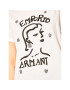 Emporio Armani Tričko 3H2T7Q 2J95Z 0100 Biela Regular Fit - Pepit.sk