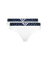 Emporio Armani Underwear Súprava 2 kusov klasických nohavičiek 163334 1P227 04710 Biela - Pepit.sk