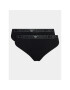 Emporio Armani Underwear Súprava 2 kusov nohavičiek 163334 3F223 00020 Čierna - Pepit.sk