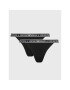 Emporio Armani Underwear Súprava 2 kusov stringových nohavičiek 164522 2F227 00020 Čierna - Pepit.sk