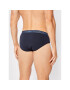 Emporio Armani Underwear Súprava 3 kusov slipov 111734 2F717 40035 Tmavomodrá - Pepit.sk