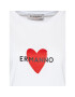 Ermanno Firenze Tričko D42EL023EK4 Biela Regular Fit - Pepit.sk