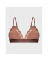 Etam Podprsenka Bralette Ditsy 6531365 Hnedá - Pepit.sk