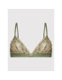 Etam Podprsenka Bralette Louange Mesh 6530954 Zelená - Pepit.sk